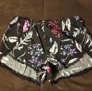 Express Floral Detail Soft Shorts